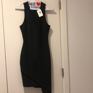 Elizabeth and James black sleeveless mini